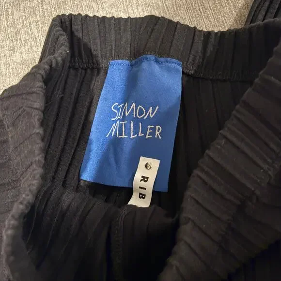 Simon Miller Black Rib Pants - Picture 2 of 4